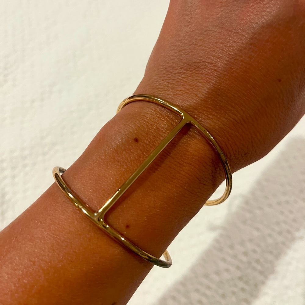 Emerald Duv Joshua Tree Cage Bracelet Gold Plated NWT